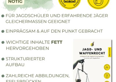 Jägerschmiede Lernheft – Jagd- & Waffenrecht