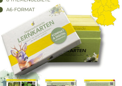 Jägerschmiede Lernkarten – 8 Themengebiete