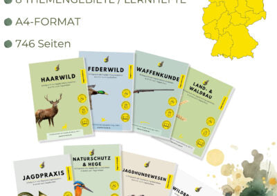 Jägerschmiede Lernhefte – 8 Themengebiete